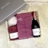 СПА набор с вином, солью морской, полотенцем и свечой