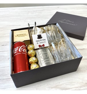 Набор аксессуаров для виски: стаканы для виски, камни для виски