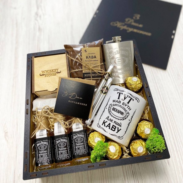 Подарунковий бокс чоловіку в стилі Джек Деніалс