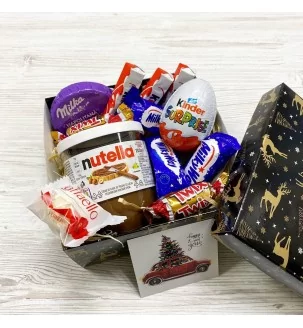 Рождественская коробочка сладостей