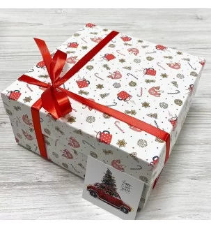 Рождественская подарочная коробка
