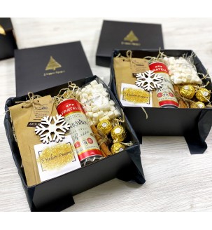 Подарунковий набір на новий рік з шампанським