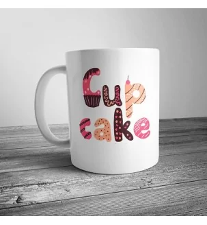 Чашка с налдписью "Cup Cake"