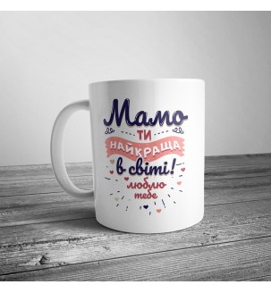 Чашка лучшей маме в мире