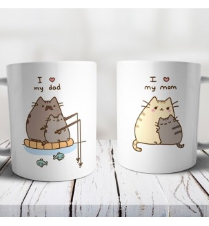 Чашки с принтом для родителей