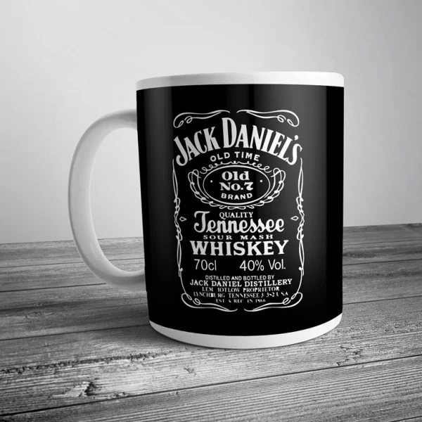 Чашка з принтом Jack Daniel's купить на подарок