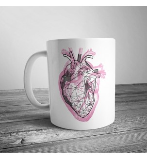 Чашка с рисунком Серце настоящее