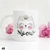 Чашка с котиком-принцесою №68