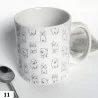 Чашка с собачками черно-біла