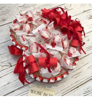 Сердце из Kinder шоколада с Raffaello Подарки WOW BOX - 3