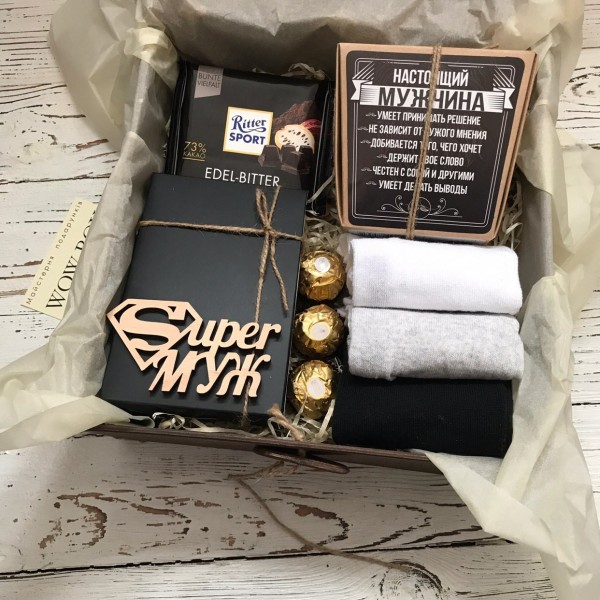 Подарунковий набір "SUPER муж" Подарунковий набір "SUPER муж"