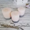 Набор декоративных свечей 3 шт персиковые